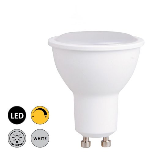 Rábalux fényerőszabályozható 6W 4000K 490Lumen MR16 GU10 LED fényforrás