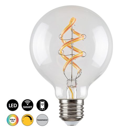 Rábalux Okos 4W 2700K 300Lumen G95-ös méretű E27 LED fényforrás