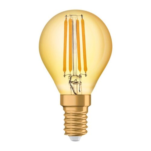 Rábalux 6W 3000K 650Lumen Kisgömb izzó forma E14 filament LED fényforrás