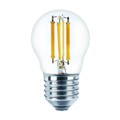 Rábalux 6W 2700K 870Lumen Kisgömb izzó forma E27 filament LED fényforrás