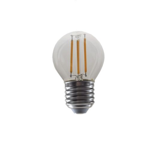 Rábalux 4W 2700K 470Lumen Kisgömb izzó forma E27 filament LED fényforrás