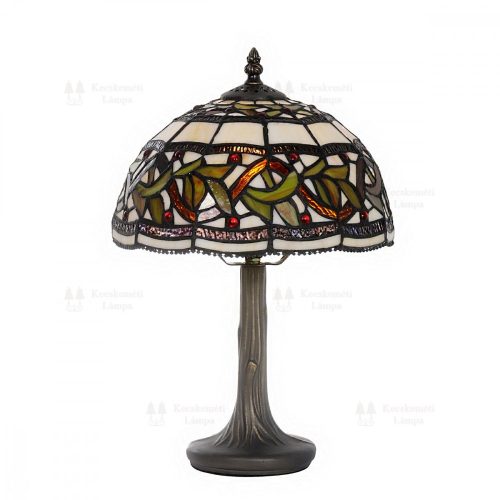 TIF-1124 Tiffany asztali lámpa, búra átmérő 25cm