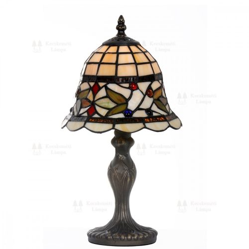 TIF-1126 Tiffany asztali lámpa, búra átmérő 20cm