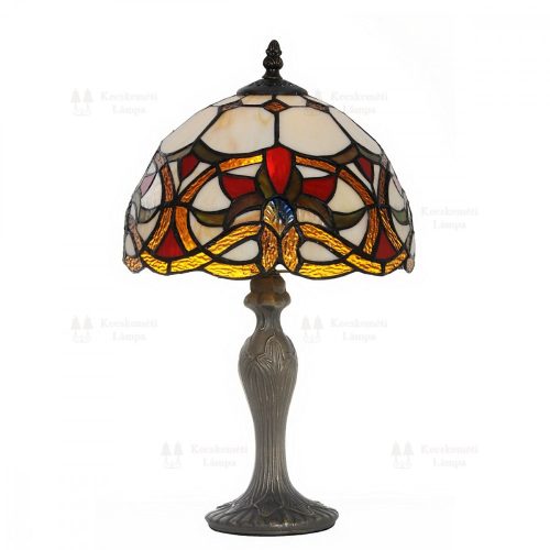 TIF-1127 Tiffany asztali lámpa, búra átmérő 25cm