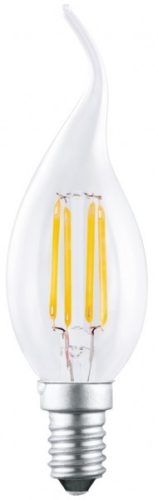 UltraTech 3,8W 2700K 470Lumen E14 láng gyertya forma Filament LED fényforrás